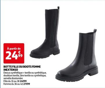 Inextenso - Botte Fille Ou Boots Femme