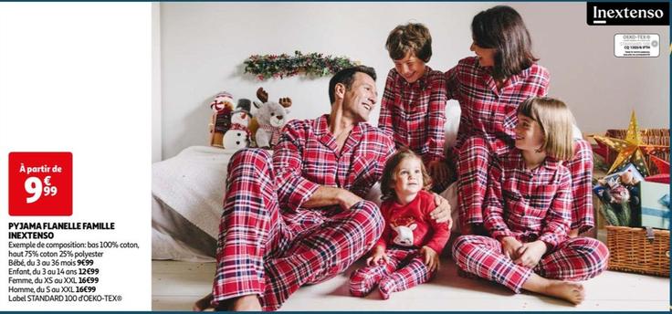 inextenso - pyjama flanelle famille