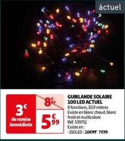 Actuel - Guirlande Solaire 100 Led