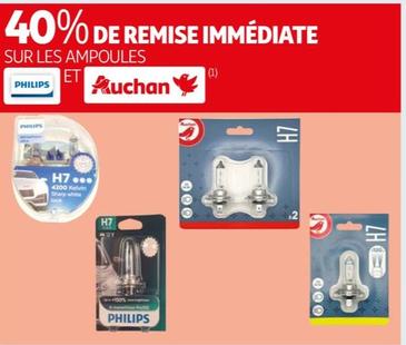 Auchan /philips - Sur Les Ampoules