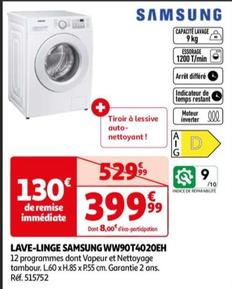 Lave-linge Ww90t4020eh