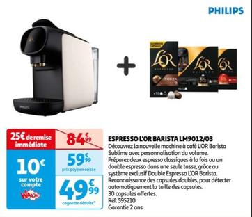 espresso l'or barista lm9012/03