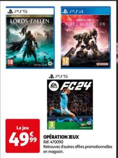 Ps4/ps5 - Operation Jeux