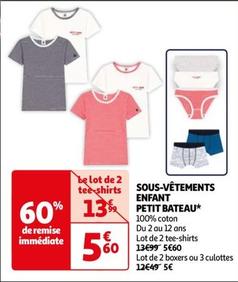 Sous-vetements Enfant Petit Bateau