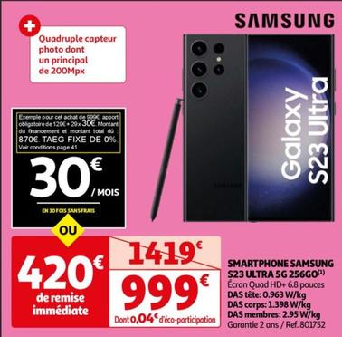 Smartphone S23 Ultra 5g 256go