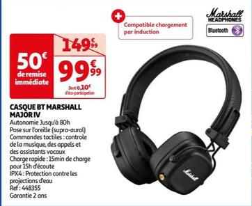 Marshall Headphones - Casque Bt Major IV