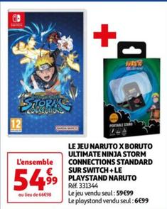 Nintendo - Le Jeu Naruto X Boruto Ultimate Ninja Storm Connections Standard Sur Switch + Le Playstand Naruto