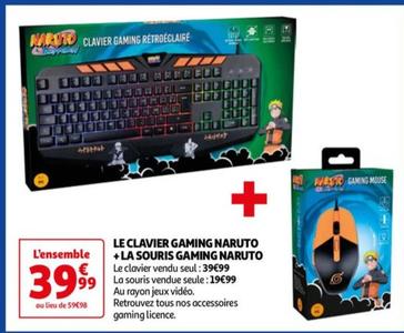 Konix - Le Clavier Gaming Naruto + La Souris Gaming Naruto