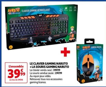 konix - le clavier gaming naruto + la souris gaming naruto