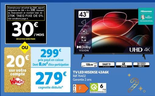 Tv Led 43a6k