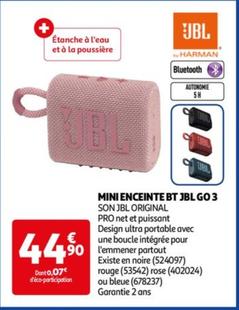 Mini Enceinte Bt Go 3