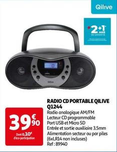 qilive - radio cd portable q1244