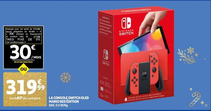 Nintendo Switch - La Console Oled Mario Red Edition