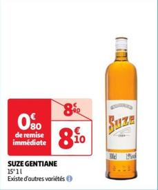 Suze Gentiane offre à 8,1€ sur Auchan