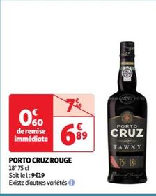 Porto Cruz Rouge offre à 6,89€ sur Auchan