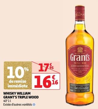 Whisky William Triple Wood