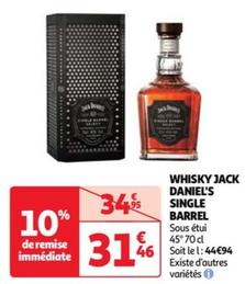 whisky single barrel