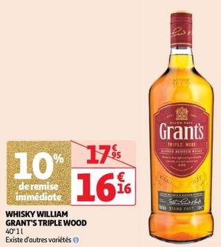 Whisky William Triple Wood