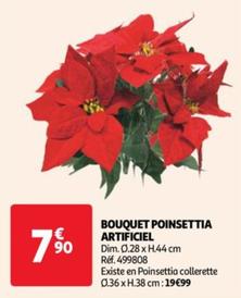 Bouquet Poinsettia Artificiel