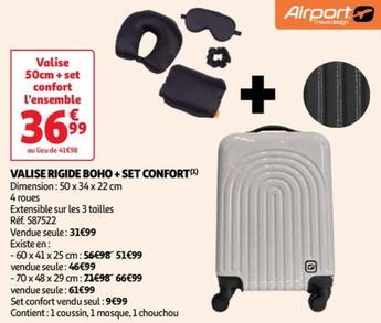Airport - Valise Rigide Boho + Set Confort