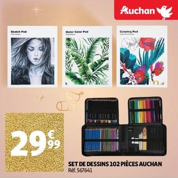 Auchan - Set De Dessins 102 Pièces