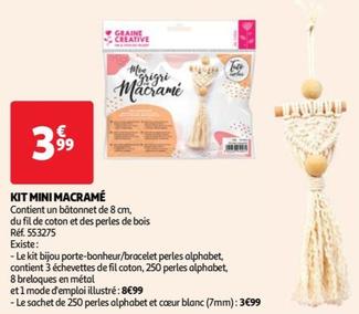 Graine Creative - Kit Mini Macrame