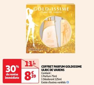 Ulric De Varens - Coffret Parfum Goldissime