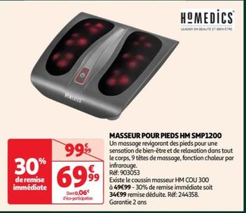 homedics - masseur pour pieds hm smp1200