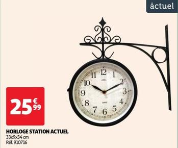 Actuel - Horloge Station