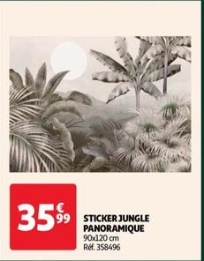 Sticker Jungle Panoramique