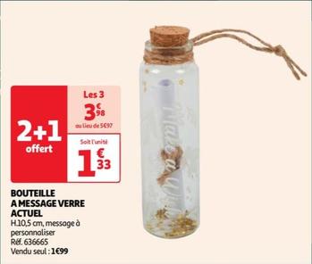 Actuel - Bouteille A Massage Verre