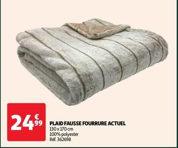 Actuel - Plaid Fausse Fourrure