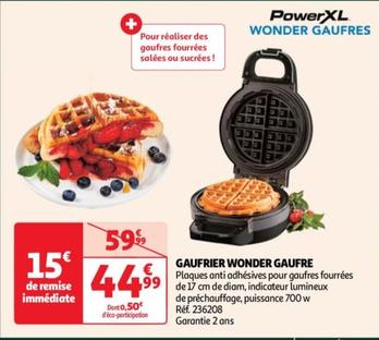 Power Xl - Gaufrier Wonder Gaufre