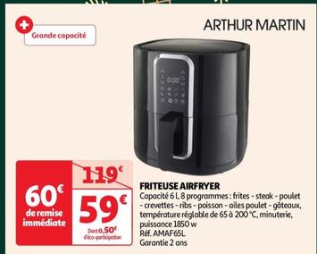 arthur martin - friteuse airfryer