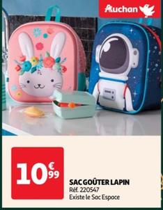 Auchan - Sac Gouter Lapin
