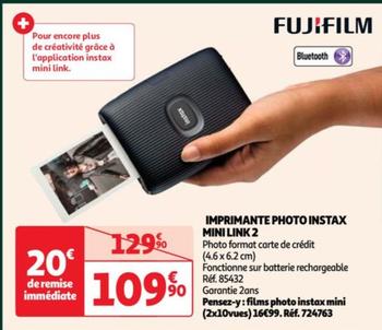 Fujifilm - Imprimante Photo Instax Mini Link 2