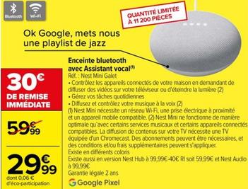 Enceinte Bluetooth Avec Assistant Vocal