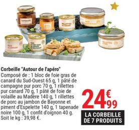 Corbeille "autour De L'apéro" offre à 24,99€ sur Gamm vert