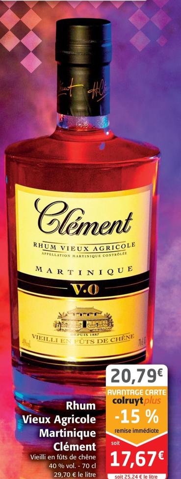 Clément - Rhum Vieux Agricole Martinique