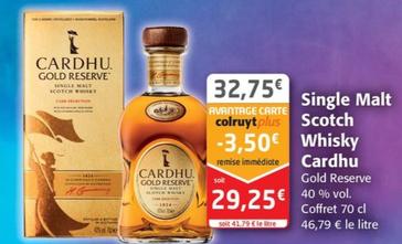 Cardhu - Single Malt Scotch Whisky