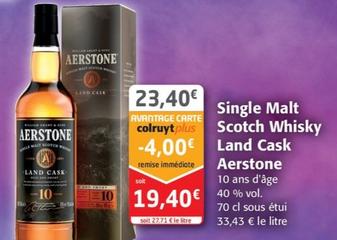 Aerstone - Single Malt Scotch Whisky