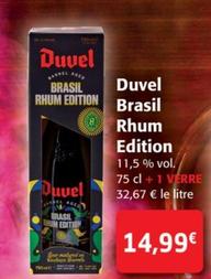 Duvel Brasil Rhum Edition