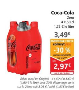 Coca-cola. offre à 2,97€ sur Colruyt