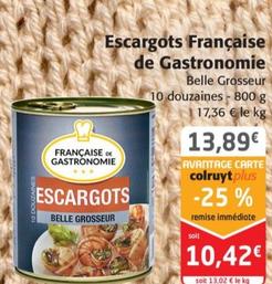 Française De Gastronomie - Escargots