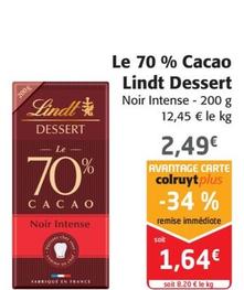 Le 70 % Cacao Dessert