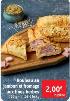 Rouleau Au Jambon Et Fromage Aux Fines Herbes