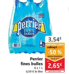 Perrier Fines Bulles