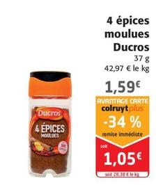 4 Épices Moulues