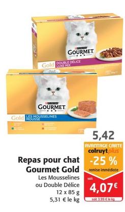 Repas Pour Chat Gourmet Gold