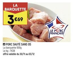 Porc Sauté Sans Os